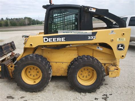 john deere 332 skid steer attachments|john deere skid steer operation.